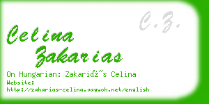 celina zakarias business card